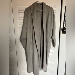 Grey oversized sweater, jacket, cardigan Size S